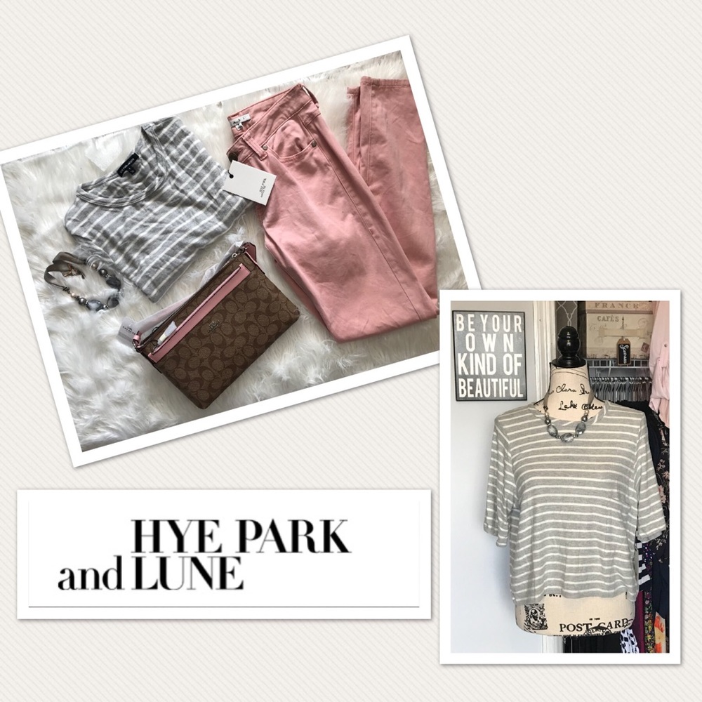 Hye Park and Lune Olive crop tee